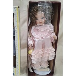 Vintage Dynasty Doll Collection "April" Easter Porcelain Doll